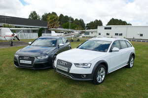 The Audi RS 4 Avant is a mid-sized model. Picture / Andrew Bright