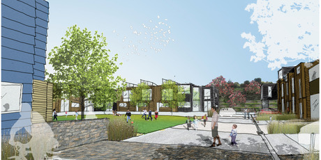 An artist's impression of the townhouse development planned for Panama Rd, Mt Wellington.