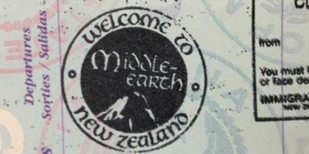 The official Middle-earth passport stamp. Photo / Supplied