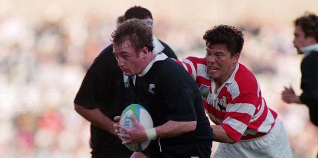 Paul Henderson captained the All Blacks against Japan in 1995. Photo / Getty Images