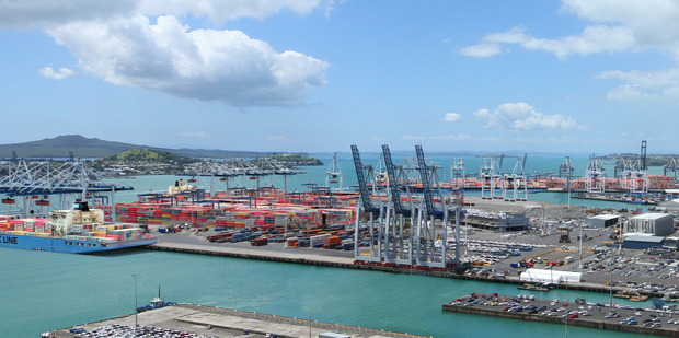 How the harbour could look with expanded wharves. Photo / Herald graphic