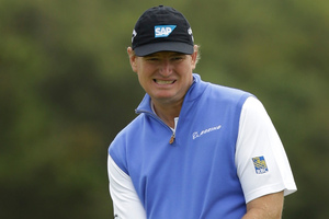 Ernie Els, a former critic of anchored putting, used the technique when he won the British Open. Photo / AP