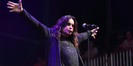 Black Sabbath's Ozzy Osbourne performing at this year's Lollapalooza festival. Photo / AP
