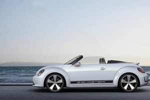 The VW Beetle convertible will make its debut at the LA auto show this week.