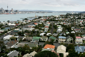 The give way sign is the trap for visitors to Devonport, says Denis Manson. Photo / Paul Estcourt