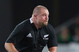 All Black Tony Woodcock will visit Sweden as part of a promotional drive. Photo / Greg Bowker