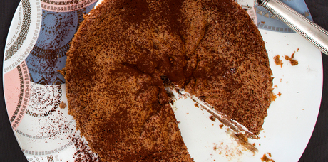Coffee, chocolate and hazelnut sponge. Photo / Babiche Martens