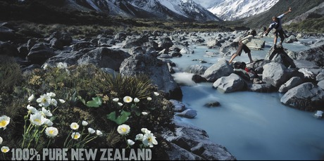 A 100% Pure New Zealand advertising campaign picture. Photo / Supplied