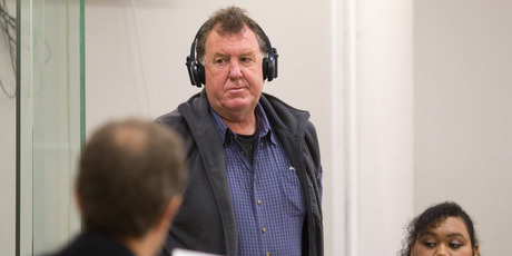 Trevor Ludlow at the Auckland District Court for sentencing on 20 October 2011. Photo / Dean Purcell