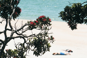 Bliss on the beach; Pass the sunscreen and a cold one, will you? Photo / Supplied