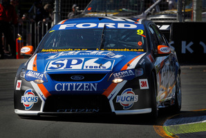 Shane van Gisbergen is quitting the V8s, but first he wants one more good finish so he can hold on to his fifth place in the series. Photo / Christine Cornege