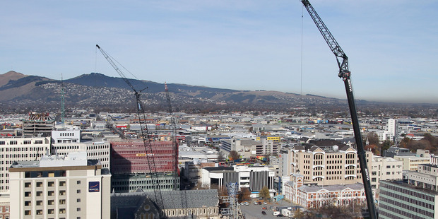 Construction companies are planning to take on more workers as the Christchurch rebuild picks up steam. Photo / Geoff Sloan