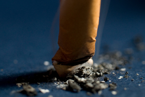 A stubbed out cigarette butt. Photo / File
