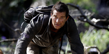 Bear Grylls in action for Man vs Wild. Photo/AP