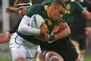 Bryan Habana in action against the All Blacks. Photo / Getty Images