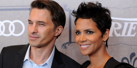 Halle Berry and her fiance Olivier Martinez. Photo/AP
