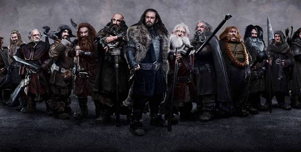 The 13 dwarf stars of The Hobbit. Photo/supplied