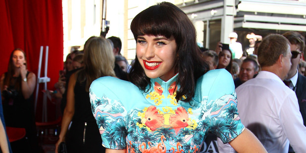Kimbra at the Aria Awards in Sydney. Photo / AP