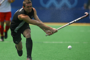 With just seven minutes on the clock, veteran Phil Burrows (pictured) superbly deflected a Stephen Jenness ball into the circle to draw the scores level. Photo / Getty Images.
