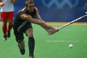 Phill Burrows of the Black Sticks. Photo / Getty Images.