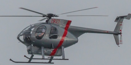 Tax-dodgers be afraid. Be very afraid. "This helicopter has been flying around Herne Bay for a couple of hours on Monday and by the sound of things has even been landing in various places! Has the IRD got a new flying squad launching Sunday lunchtime raids?" wonders Rob Webb. Photo / Supplied