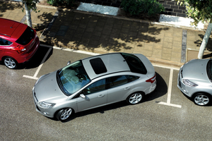 The Ford Focus Titanium can park itself so it takes the stress out of parallel parking, and does it safely. Photo / Supplied