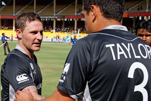 Brendon McCullum (left) and Ross Taylor are at the centre of a mounting chorus of innuendo and rumour. Photo / Getty Images
