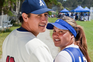 Softballers Nathan Nukunuku and Katrina Stockford will tie the knot on December 12, 2012. Photo / Neville Marriner