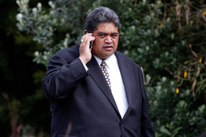 King Tuheitia's secretary, Rangi Whakaruru, lost his firearms licence after a domestic incident. Photo / Christine Cornege