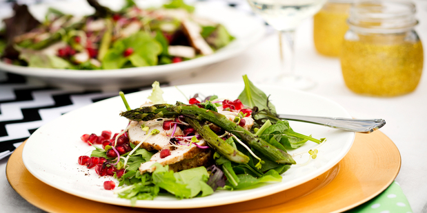The turkey breast stays juicy thanks to plenty of stock and seasoning. Photo / Babiche Martens