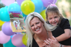 Jade Riley with daughter Zahnee Riley-Campbell at her book launch. Photo / Stephen Parker