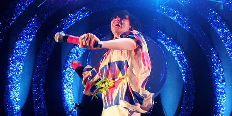 Karen O with Yeah Yeah Yeahs will be performing at the Big Day Out in cities across Australia. Photo / AP
