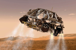 Landing the rovers on Mars has been quite a feat. Photo / AP