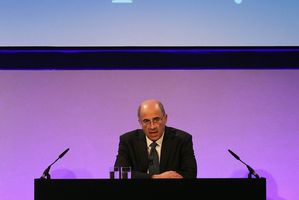 Britain's Lord Justice Brian Leveson delivers a statement following the release of the Leveson Inquiry report. Photo / AP