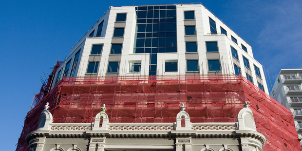 AMP spent $4 million on repairs to the Princes St site in 2009. Photo / Paul Estcourt