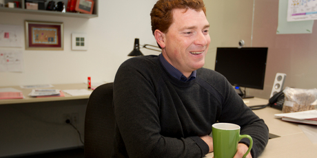 Steven Newman, chief executive of EROAD, a company that helps other companies manage vehicle fleets, assets and compliance. Photo / Steven McNicholl