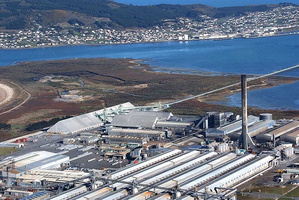 The Tiwai Pt aluminium smelter uses about one-seventh of NZ's electricity. Photo / Supplied