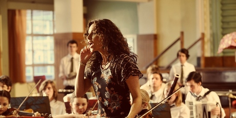 Minnie Driver does her best to save Hunky Dory. Photo / Supplied