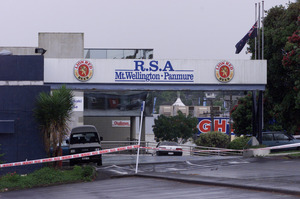 The Panmure and Mt Wellington RSA, where William Bell killed three workers and seriously injured another in 2001. Photo / David White