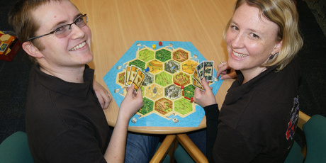 David and Angela Taylor - founder of Board Games by the Bay. Photo / Bay of Plenty Times