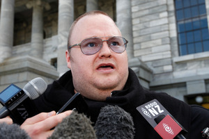 Kim Dotcom. Photo / Mark Mitchell