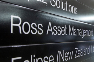 The Ross Asset Management office in Wellington. Photo / Mark Mitchell