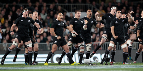 Use of the Ka Mate haka in a commercial setting such as an All Blacks advertisement (but not a test match) will require acknowledgement of its Ngati Toa origins. Photo / Richard Robinson