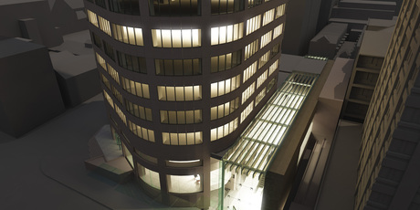 The ANZ centre on the corner of Albert and Swanson streets is being refurbished. Photo / Supplied