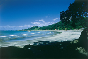Ohope Beach, the scene of the Inflatable Rescue Boat championships this weekend. Photo / Supplied
