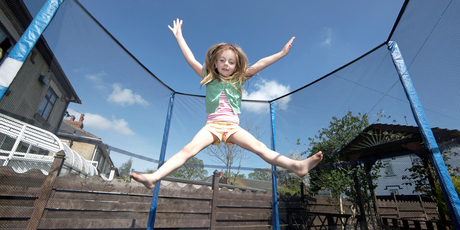 The price of some trampolines is out of reach for many families. Photo / Getty Images