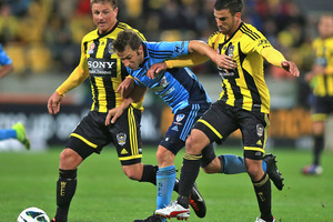 Alessandro Del Piero in action against the Wellington Phoenix earlier this season. Photo / Getty Images