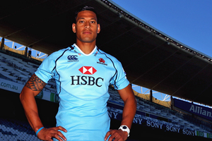 Israel Folau will train with the Waratahs for the first time on Thursday. Photo / Getty Images