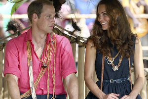 Odds have been set on what Prince William and Kate Middleton's first child will be called. Photo / AP