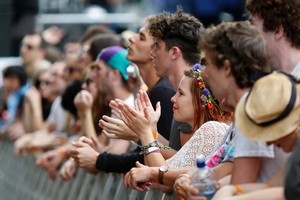 Crowds at St Jerome's Laneway Festival 2011 at Aotea Square, Auckland. Photo / Richard Robinson
